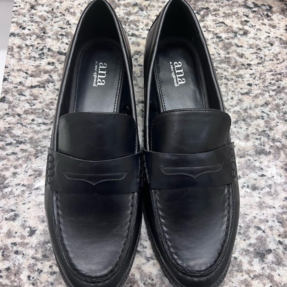 Anna Other - Anna Classic Black Leather Loafers for Men